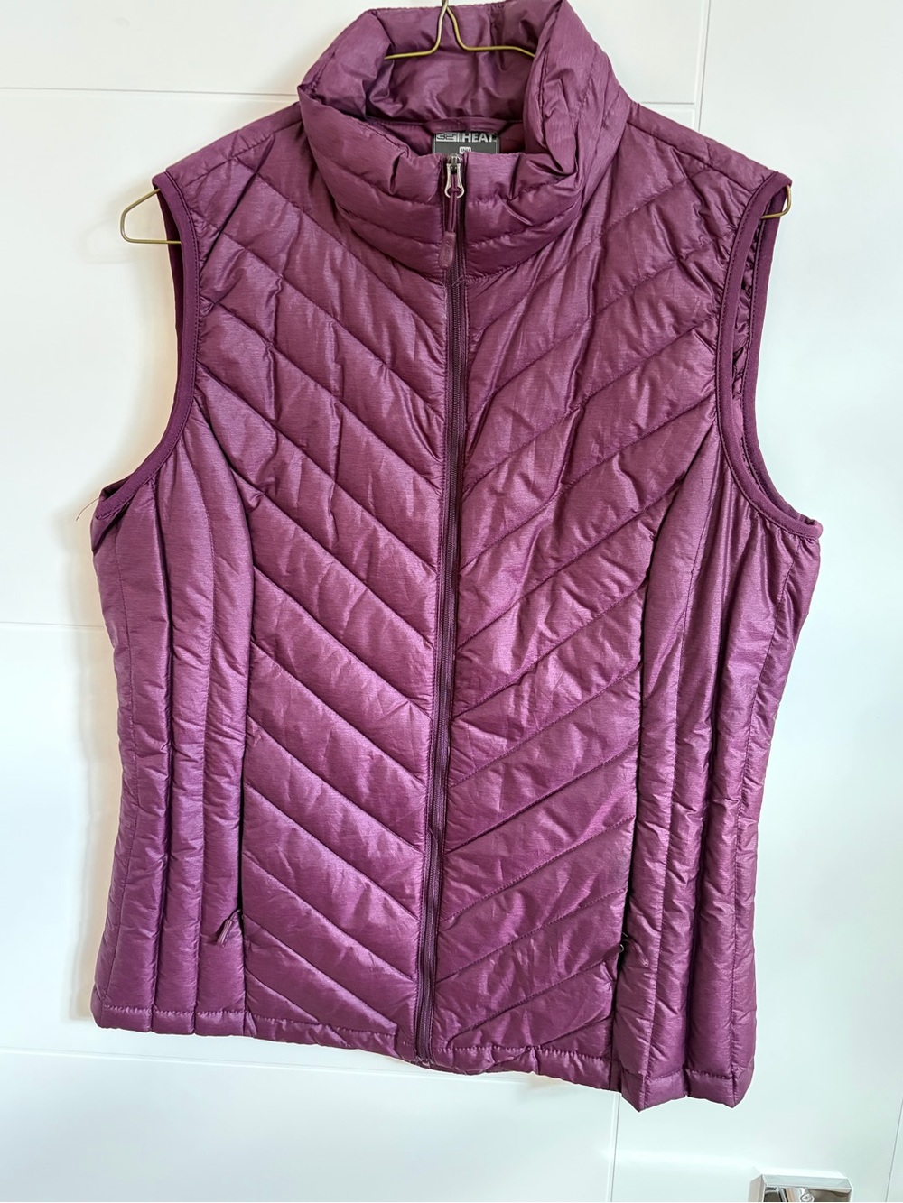32 Degrees Plum Quilted Insulated Puffer Vest